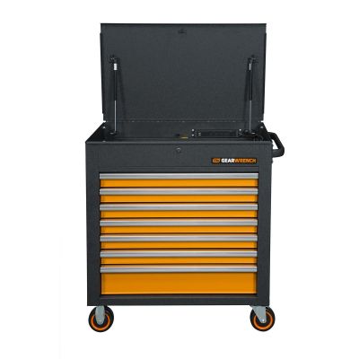 KDT83246 image(0) - GearWrench 35 Inch 7 Drawer GSX Series Rolling Tool Cart with Tilt Top