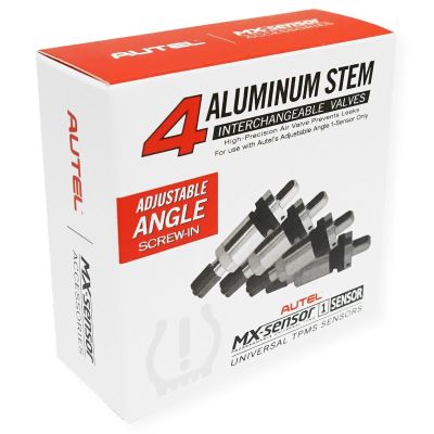 AUL500020 image(0) - Autel 4-Pack of Metal Screw-in Valves for Adjustable Angle 1-Sensor : 4-Pack of Aluminum Screw-in Valves for Adjustable Angle 1-Sensor Only