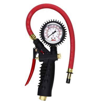 MILS-574A image(0) - Milton Industries Analog Inflator Gauge with Straight Chuck