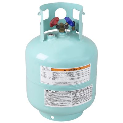 ROB34750 image(0) - Robinair 50 lb. Refillable Tank, D.O.T. Approved, for R-134a 12134A, 34700, 34100 Series