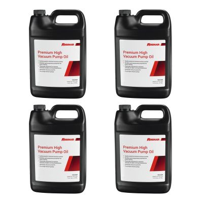 ROB13204 image(0) - Robinair Premium High Vacuum Pump Oil, Gallon Bottle (case of 4 bottles)