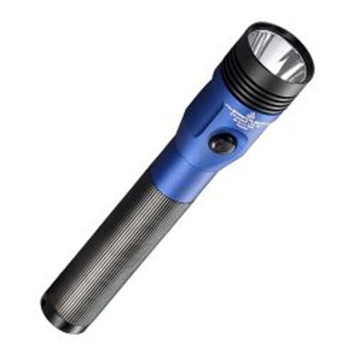 STL75476 image(0) - Streamlight Stinger LED HL 800 Lumen Rechargeable Flashlight - 120V AC/12V DC PiggyBack Smart Charge - Blue