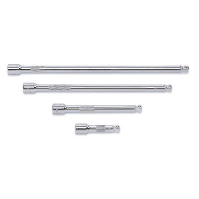 KDT81201 image(0) - GearWrench 4 Piece 3/8 Inch Drive Wobble Extension Set 3 Inch, 6 Inch, 10 Inch & 12 Inch