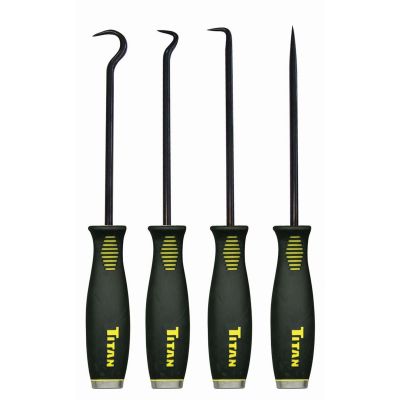 TIT17224 image(0) - TITAN 4PC JUMBO BOLSTERED PICK HOOK SET