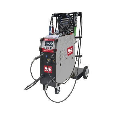 HSW6550 image(0) - H&S AutoShot HSW-6550 Pulse MIG Welder 250 Amp with 42 Synergic MIG Programs and 3-Torch Drives