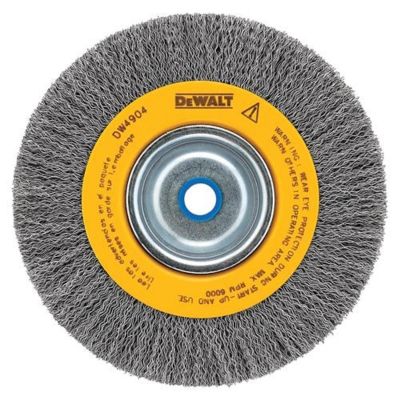 DWTDW4906 image(0) - DeWalt 8 INCH WIRE WHEEL CRIMPED