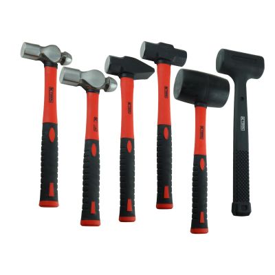 KTI71770 image(0) - K Tool International Hammer Set 6 Piece